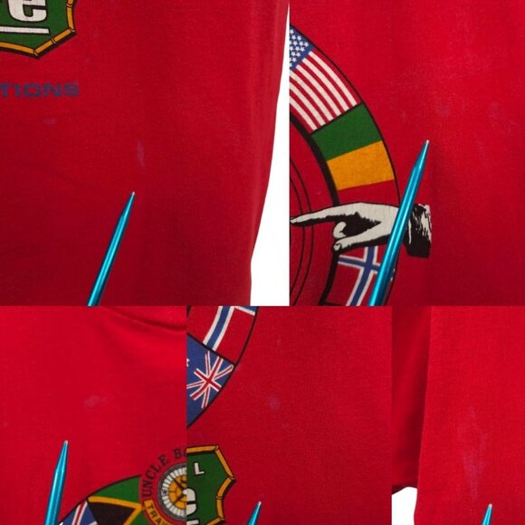 Jansport Uncle Bobs Int'l Travel Agency T Shirt Adult L Vintage Single Stitch - Picture 4 of 16